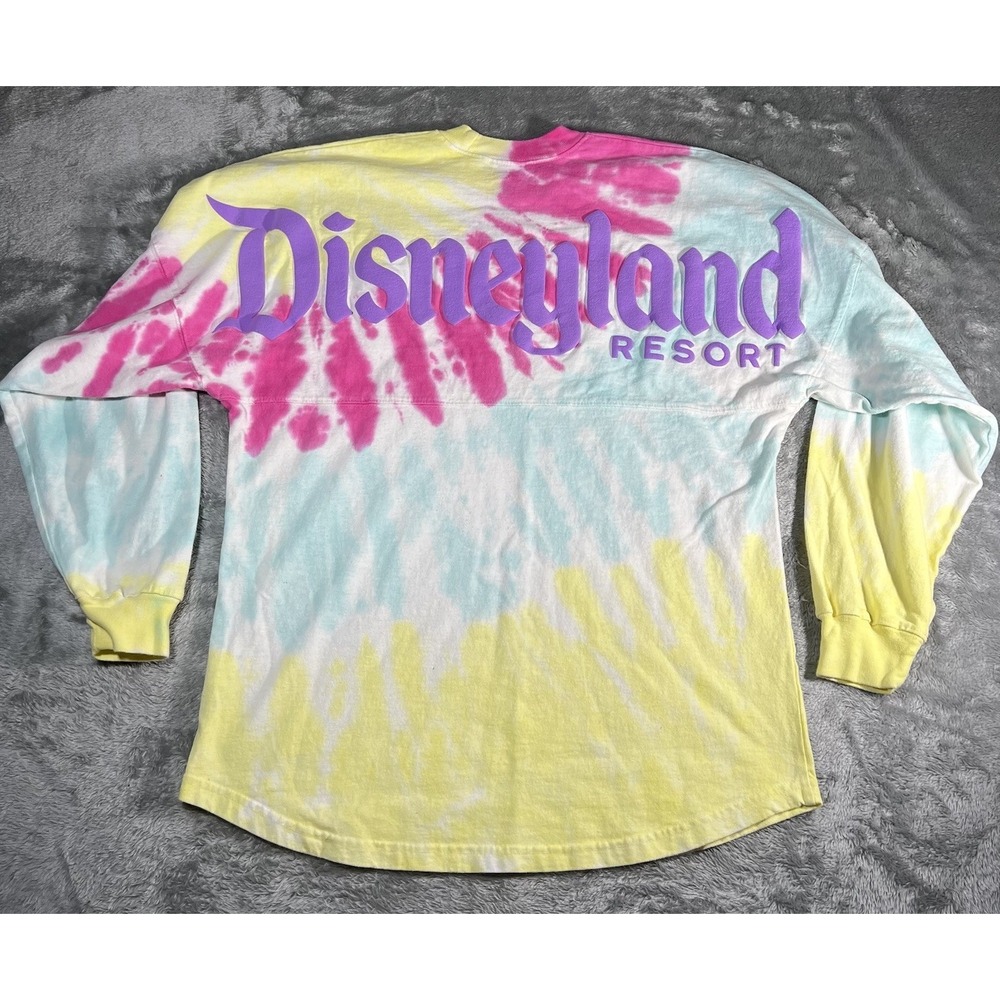 Disney Shirt Jersey Size XS Disneyland Resort Spirit Jersey Tie Dye Oversized